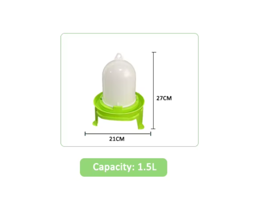 Poultry Drinkers Green with Stand