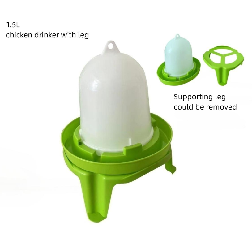 Poultry Drinkers Green with Stand