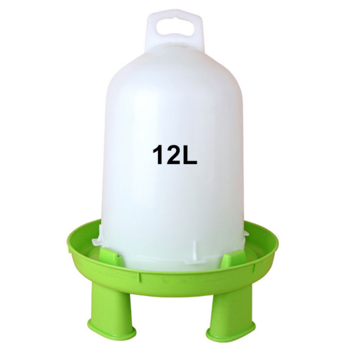 Poultry Large Green Double Cylinder Drinkers 8L/10L/12L