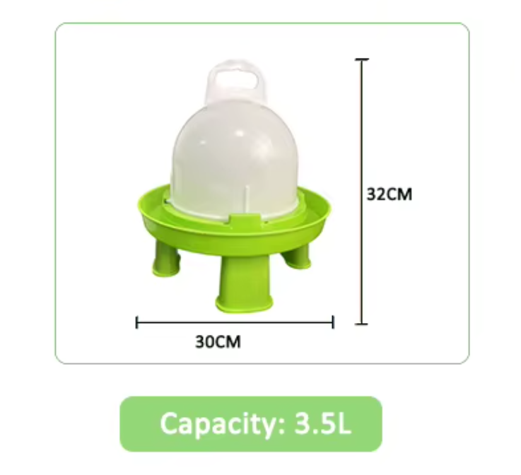 Poultry Drinkers Green with Stand