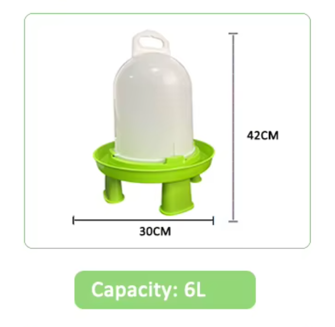 Poultry Drinkers Green with Stand