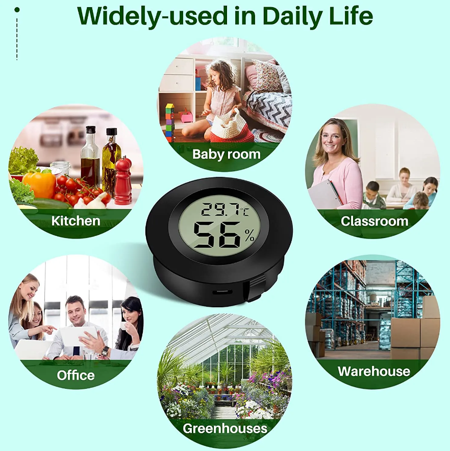 Round Digital Temperature & Humidity Sensor – Riverwood Stores