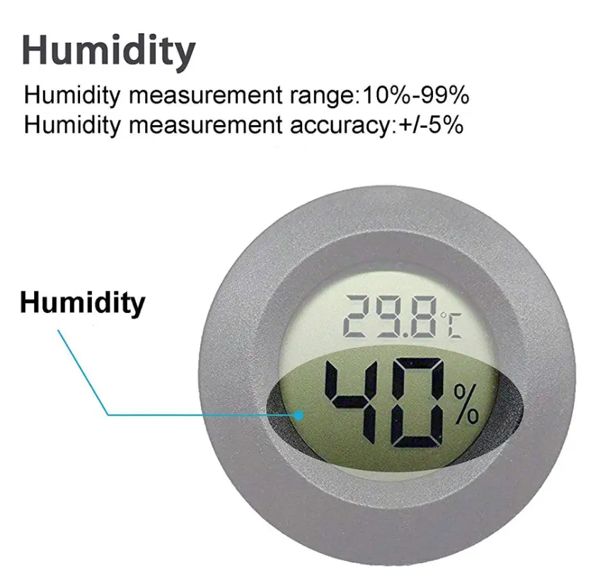 Round Digital Temperature & Humidity Sensor