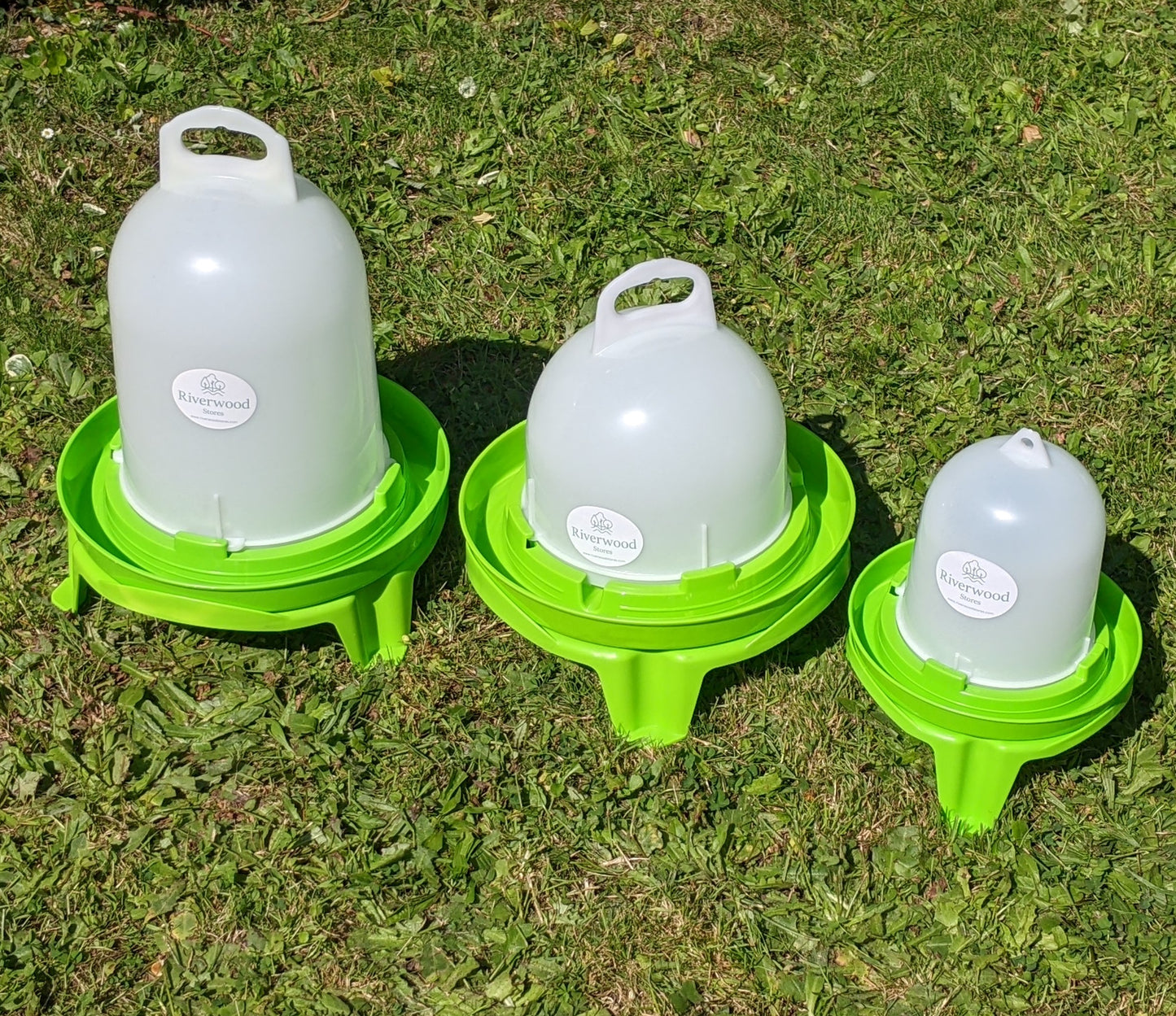 Poultry Drinkers Green with Stand