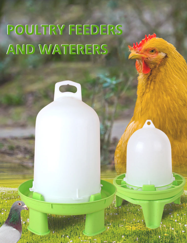 Poultry Drinkers Green with Stand
